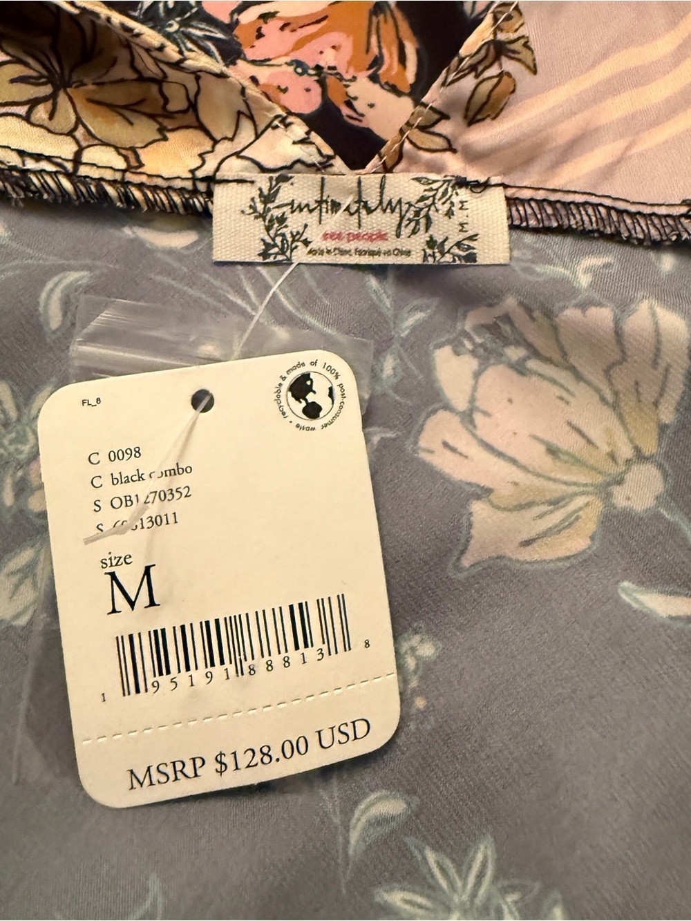 Free People American Rose Floral Slip Dress - Picture 7 of 8
